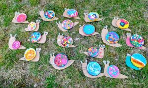  Ślimaki z plasteliny 